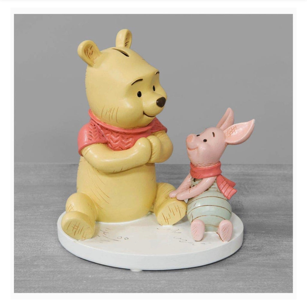 Winnie The Pooh And Piglet Decorative Money Box Ornament