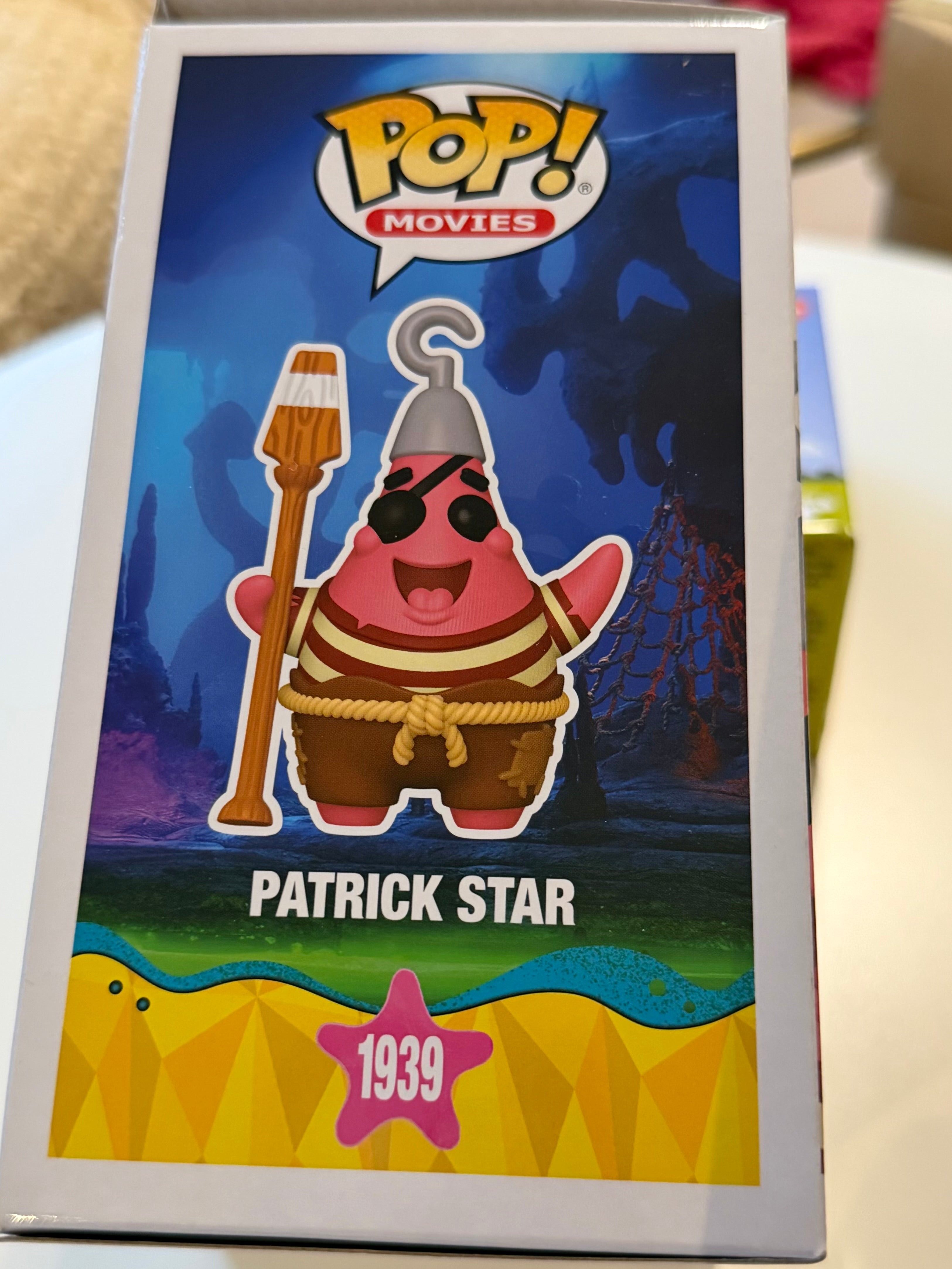 Funko Pop Patrick Star 1939 SpongeBob Movie Vinyl Figure Boxed
