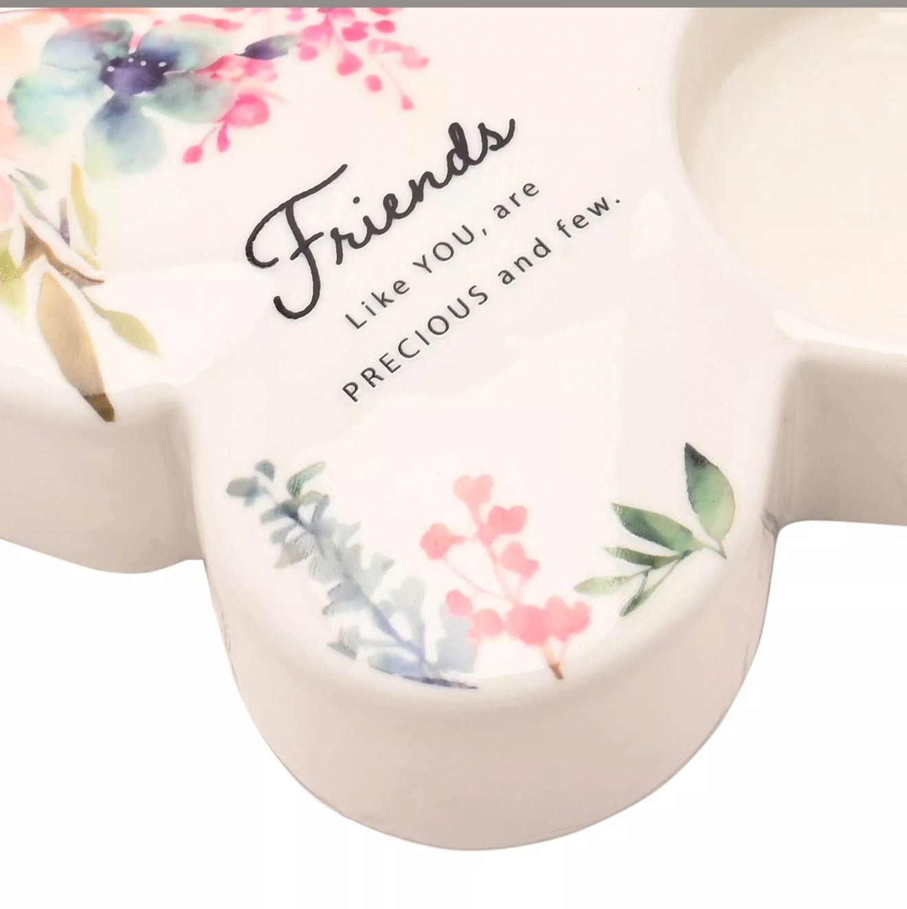 Cottage Garden Butterfly Tealight Holder – Friend Ceramic Candle Holder Gift for Best Friend