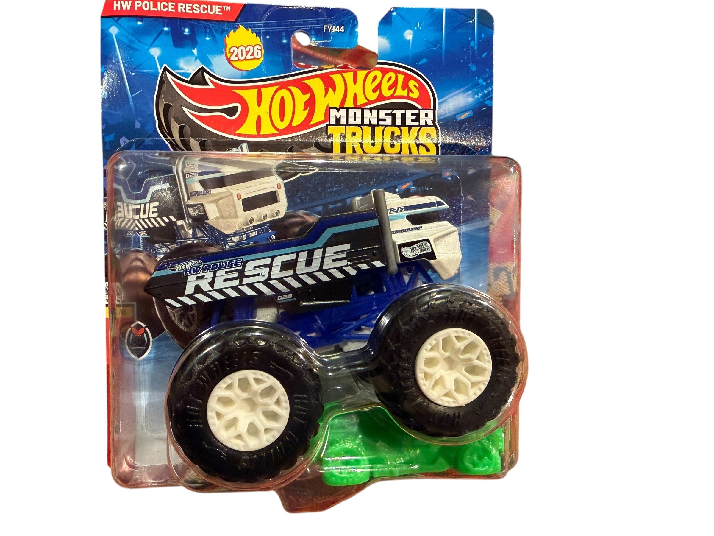 Hot Wheels Monster Trucks Rescue 1:64 Die-Cast Toy Truck Mattel Brand New Sealed
