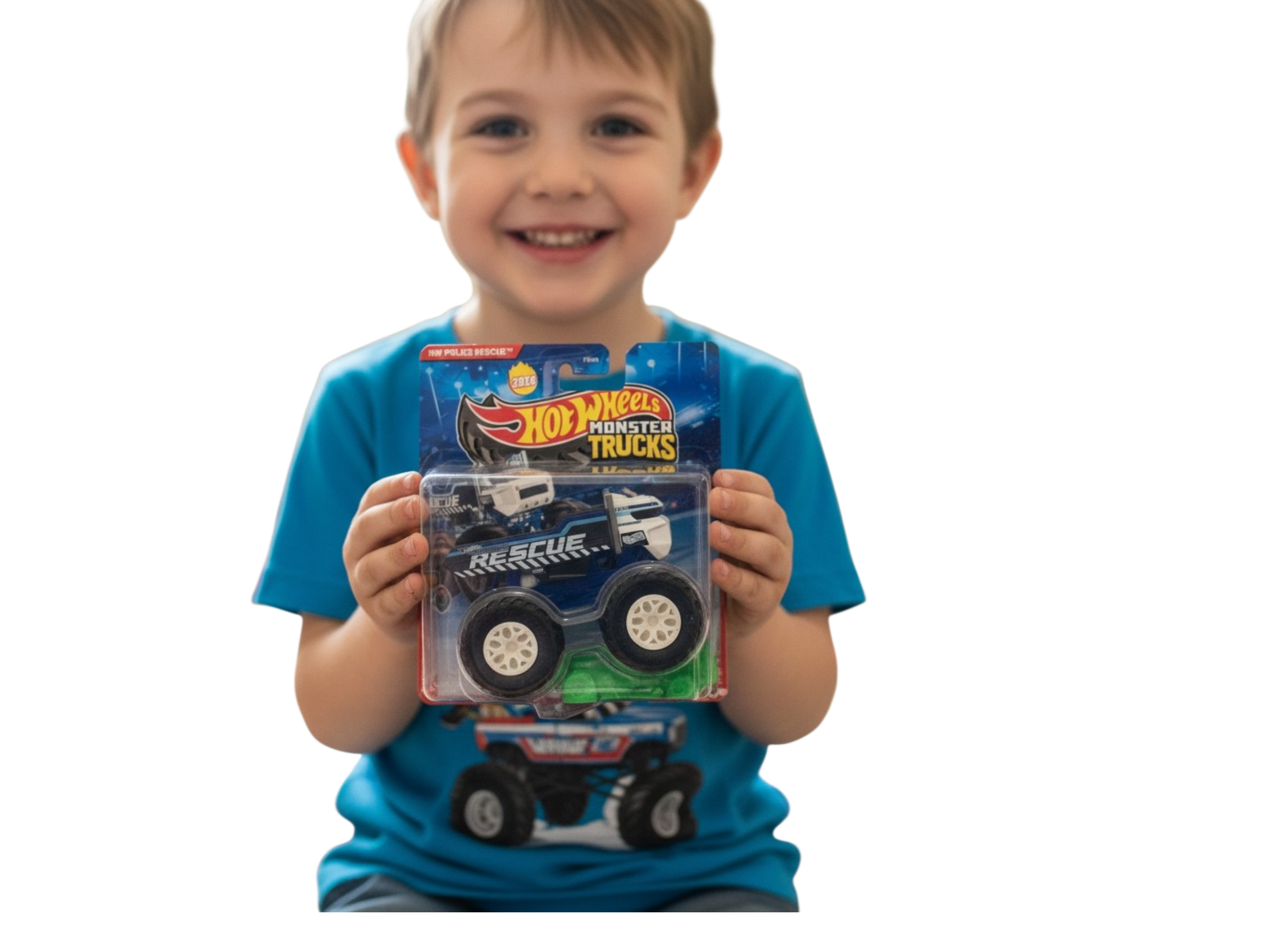 Hot Wheels Monster Trucks Rescue 1:64 Die-Cast Toy Truck Mattel Brand New Sealed