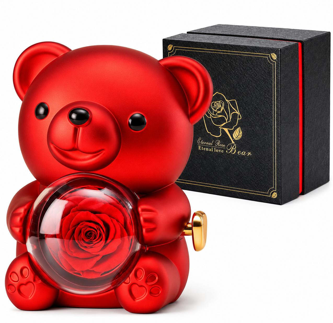❤️ Elegant Eternal Rose Teddy Bear Gift