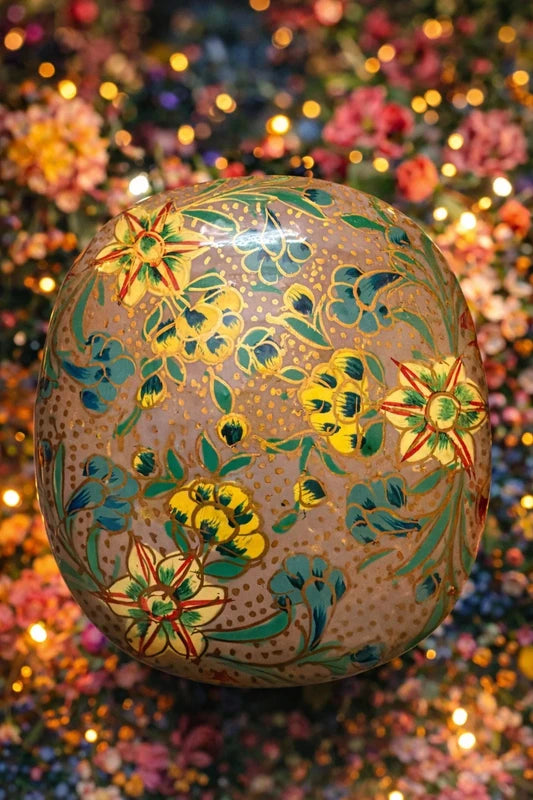 Bundle of 3 Handmade Kashmiri Papier Mâché Trinket Boxes Decorative Gift Boxes Floral