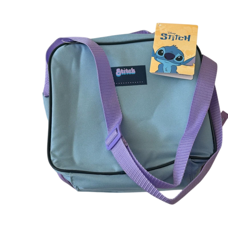 Disney Stitch Lunch Bag Kids Insulated Lunch Box Blue Purple School Picnic Bag