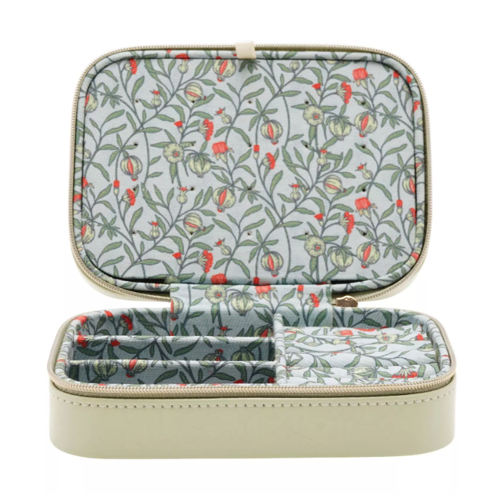 Sophia® Lane Travel Jewellery Case – Green Floral