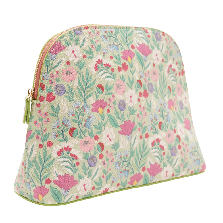Floral Travel Cosmetic Bag Makeup Wash Bag Toiletry Case Gift for Her Travel Organiser