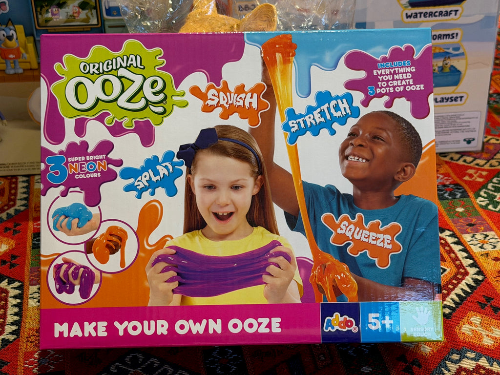 Make Your Own Ooze Slime Kit Kids Craft Set 3 Colours Sensory Toy 5+