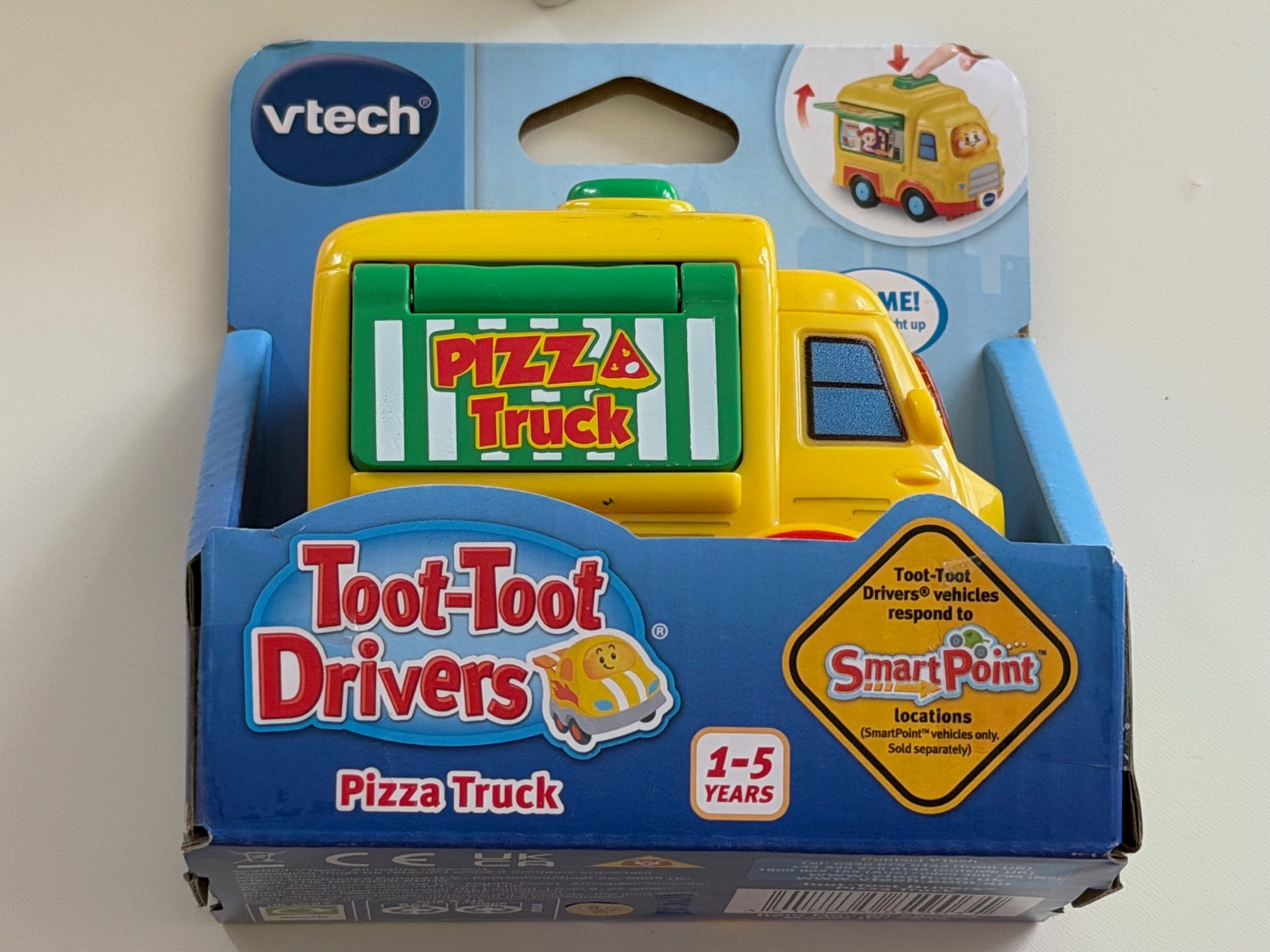 VTech Toot-Toot Drivers Pizza Truck SmartPoint Toy Vehicle 1-5 Years